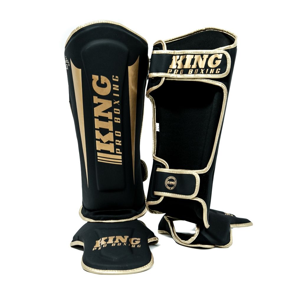King PRO Boxing - scheenbeschermers - KPB/SG REVO 6 - black/gold