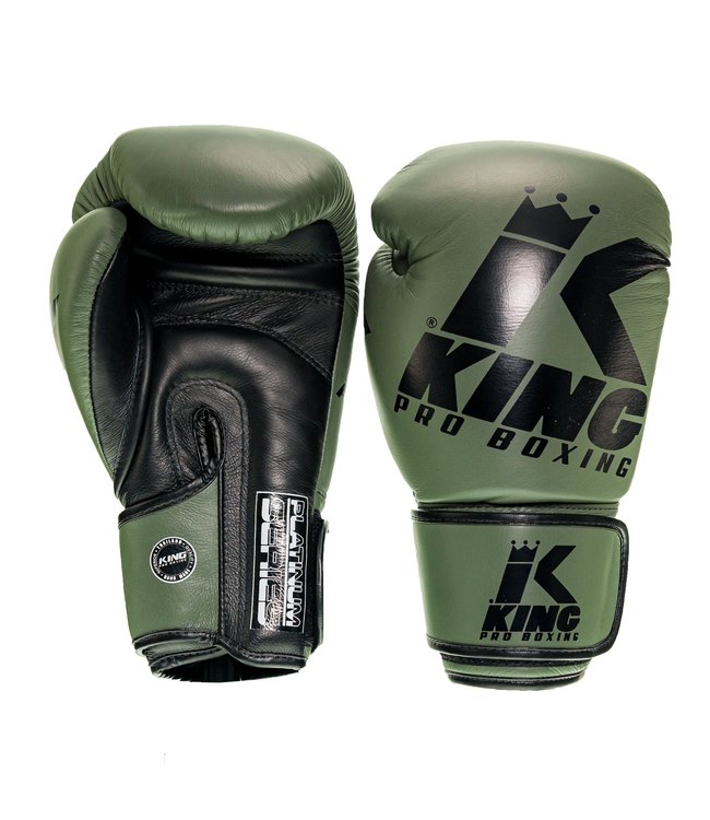 King Pro Boxing - bokshandschoenen - Platinum - Groen