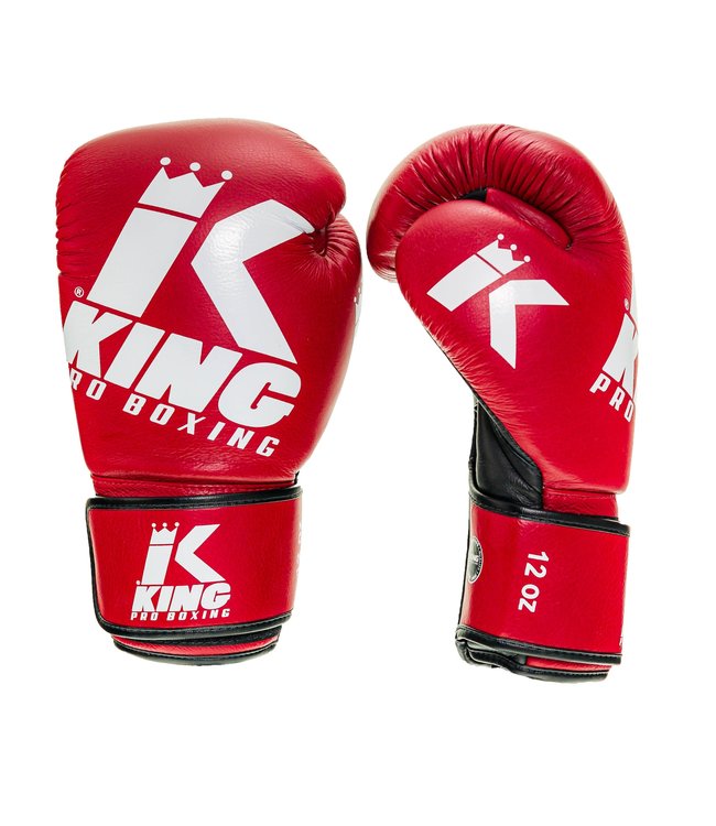 King Pro Boxing - bokshandschoenen - Platinum - Rood