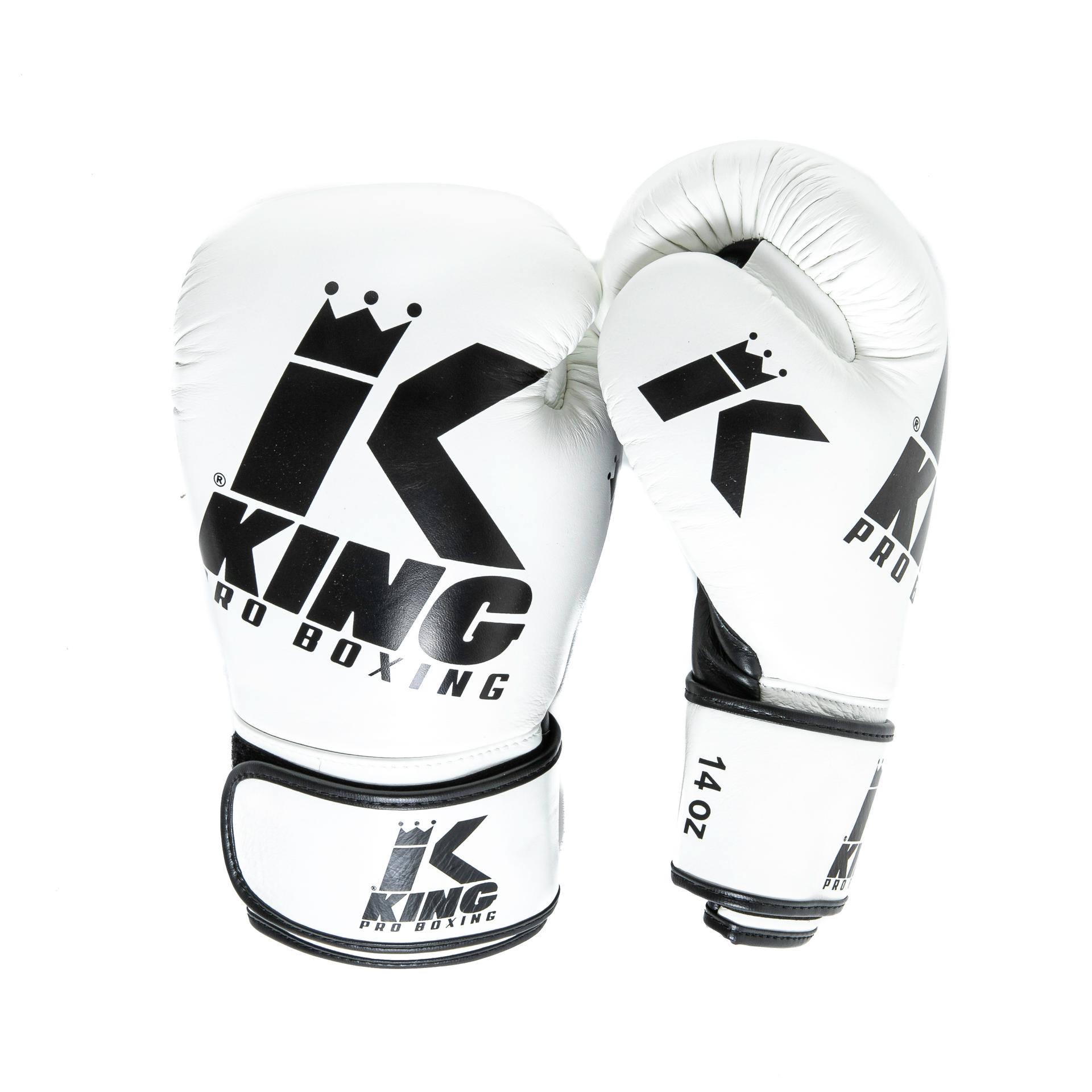King Pro Boxing - bokshandschoenen - Platinum - Wit