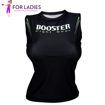 Booster - CHALLENGE- Compressie shirt (mouwloos) - groen