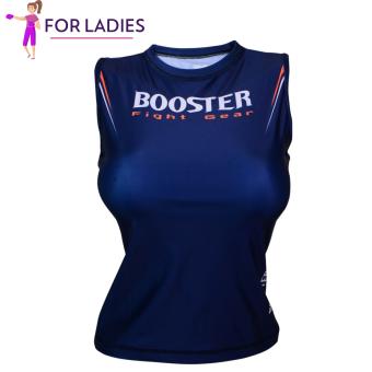 Booster - CHALLENGE- Compressie shirt (mouwloos) - groen