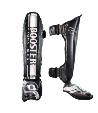 Booster Fightgear - Scheenbeschermers - BSG V3 SILVER