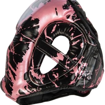 Booster Fightgear - Hoofdbescherming Jeugd - HGL B2 YOUTH MARBLE ROZE