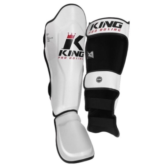 King Pro Boxing - Scheenbeschermers - SG-3 - Wit