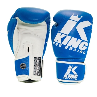 King Pro Boxing - bokshandschoenen - Platinum - Blauw
