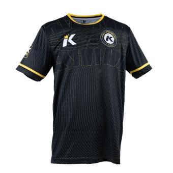 KING PRO BOXING - TSHIRT - KPB 08 TEE 1- ZWART/GEEL