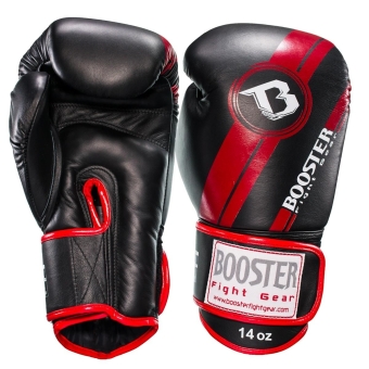 Booster Fightgear - Bokshandschoenen - BGL 1 V3 BLACK/RED FOIL