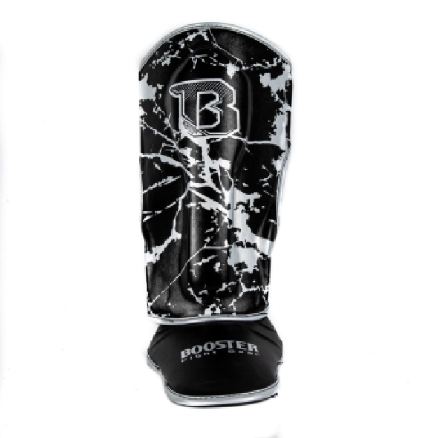 Booster Fightgear - Scheenbeschermers voor kids - SG Youth Marble - zilver