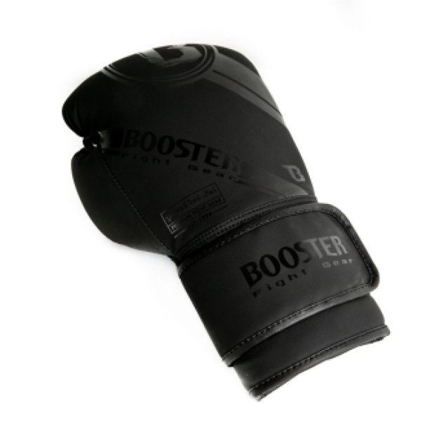 Booster Fightgear | Bokshanschoenen | PU Leather | BG PREMIUM STRIKER 4 -BLACK ON BLACK