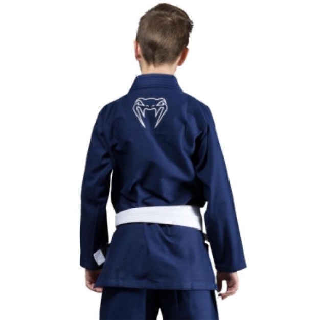 Venim - Contender - BJJ GI voor Kids (inclusief gratis witte band) - Navy  blauw