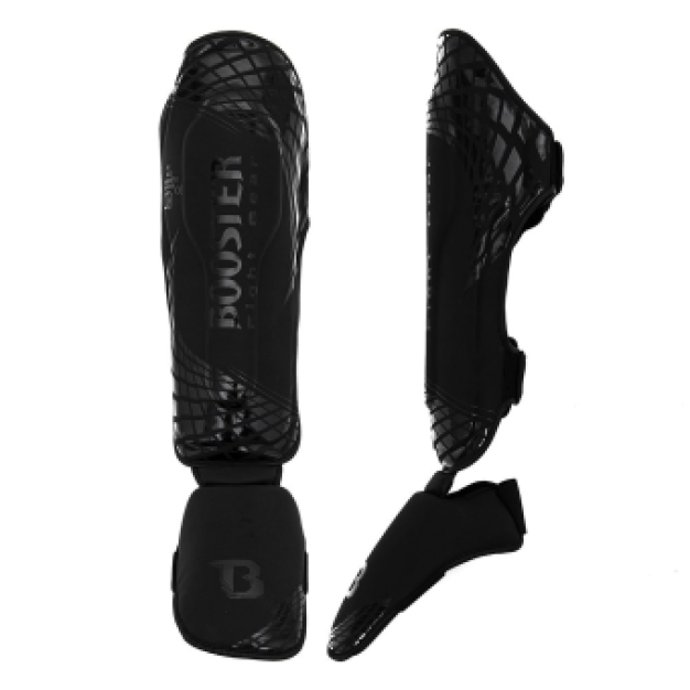 Booster Fightgear - Scheenbeschermers - BFG CUBE - ZWART
