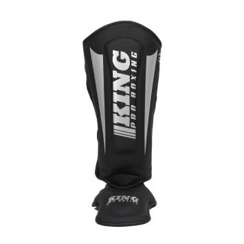 King PRO Boxing - scheenbeschermers - KPB/SG REVO 7 - zwart/zilver