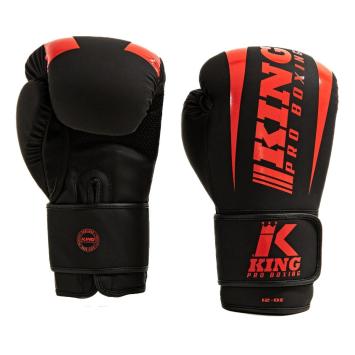 King - Revo FIGHTSET - Bokshandschoenen en scheenbeschermers - Rood