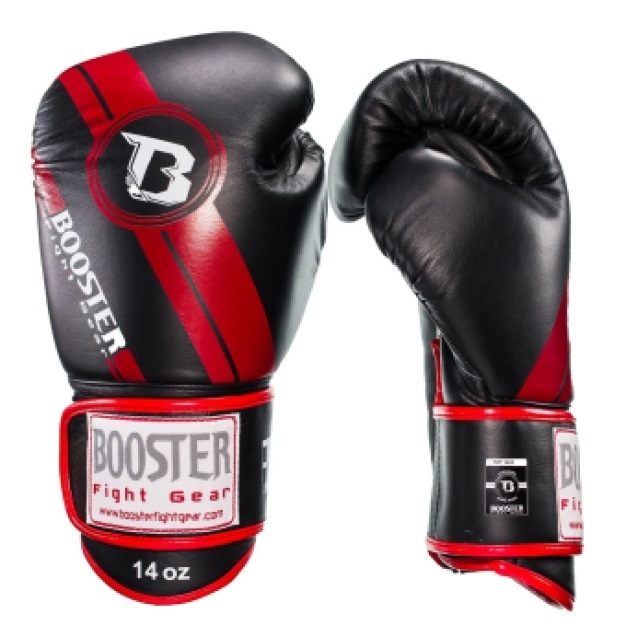 Booster Fightgear - Bokshandschoenen - BGL 1 V3 BLACK/RED FOIL