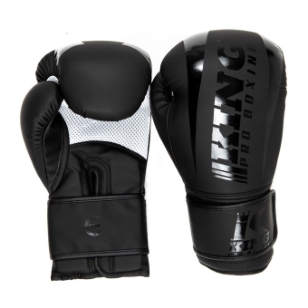 King - Revo FIGHTSET - Black on black - Bokshandschoenen + scheenbeschermers