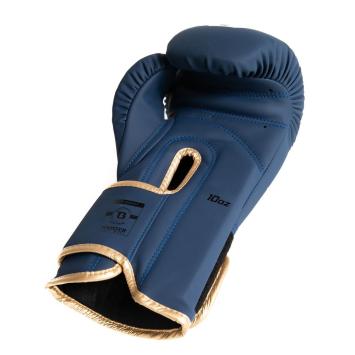 Booster Fightgear - Bokhandschoenen voor kids - BG YOUTH ELITE V2.4- BLAUW/ZWART/GOUD