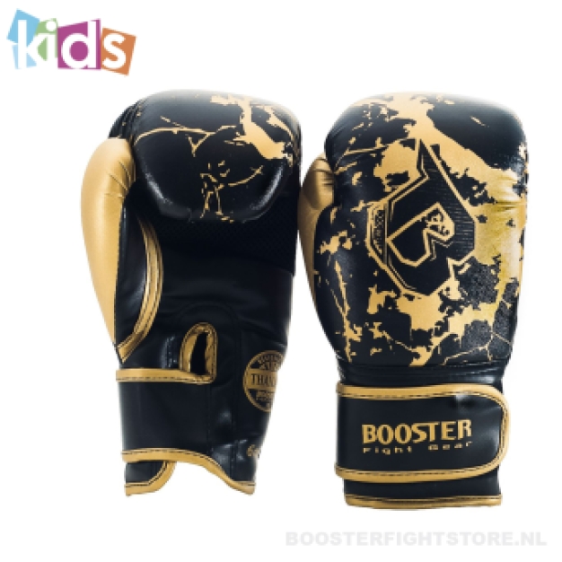 Booster Fight Gear - Bokshandschoenen + scheenbeschermers - Kids - Marble Goud set
