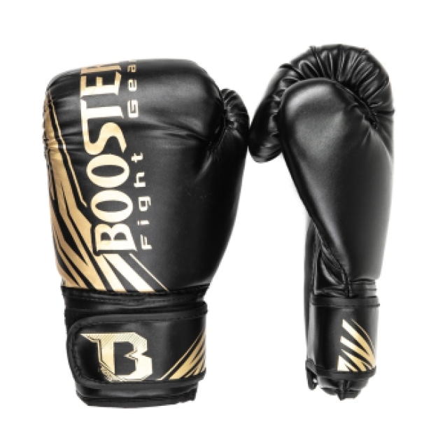 Booster Fightgear - Bokshandschoenen | BT Champion - Kids - Zwart met goud