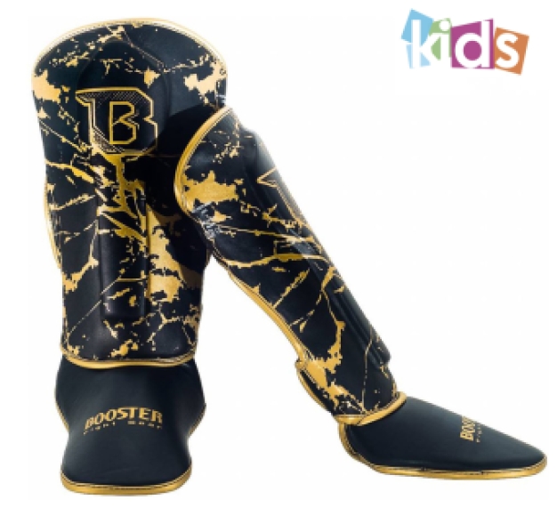 Booster Fightgear | KIDS | Scheenbeschermers | SG Youth | Marble | Goud