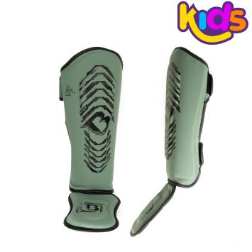 BOOSTER FIGHTGEAR - SCHEENBESCHERMERS VOOR KINDEREN - SG YOUTH ELITE V2.3 - GROEN/ZWART