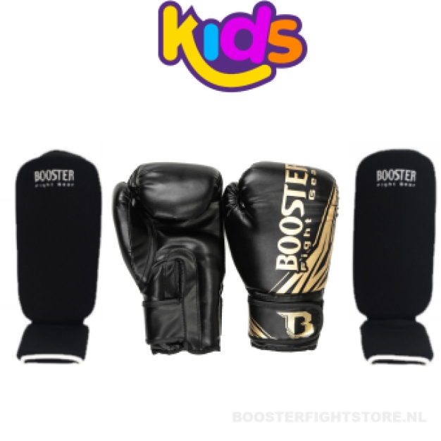 Booster Kickboks set basic zwart