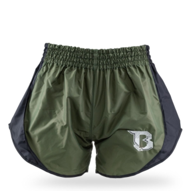 RETRO HYBRID GREEN  These all round trunks are handmade in Thailand . The shape allows great movement for the legs & they are