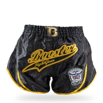 Booster - Fightshort - RETRO SLUGGER 1 - Zwart/goud