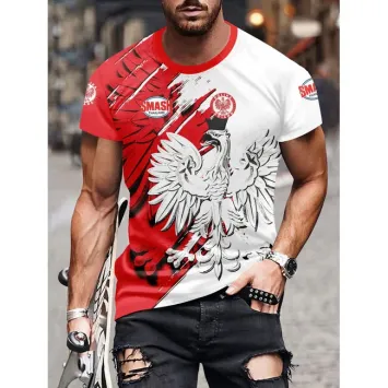 Fightsense POLAND Pride Performance Shirt – POLEN V1 – Rood/Wit