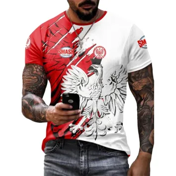 Fightsense POLAND Pride Performance Shirt – POLEN V1 – Rood/Wit