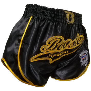 Booster - Fightshort - RETRO SLUGGER 1 - Zwart/goud