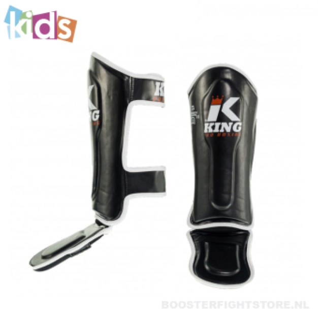 King Pro Boxing - scheenbeschermers - KPB/SG KIDS ZWART