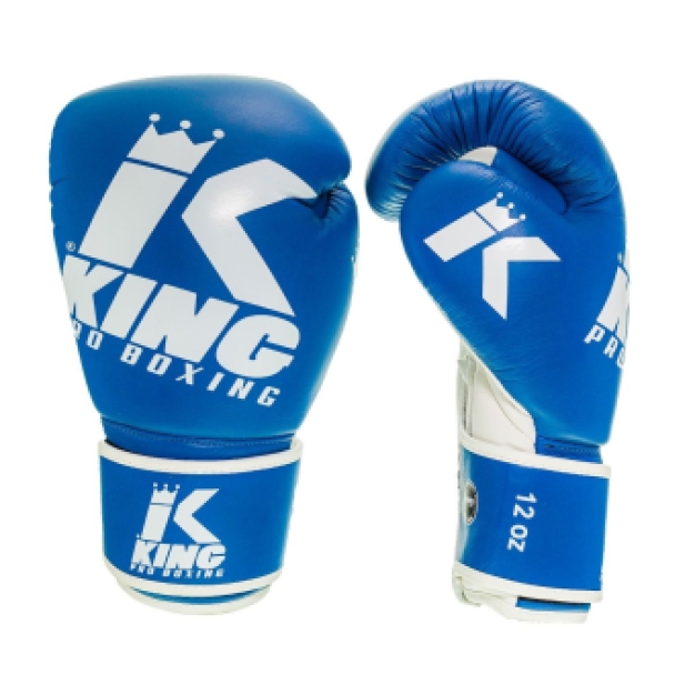 King Pro Boxing - bokshandschoenen - Platinum - Blauw