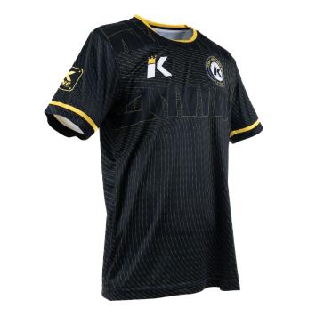 KING PRO BOXING - TSHIRT - KPB 08 TEE 1- ZWART/GEEL