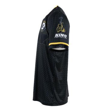 KING PRO BOXING - TSHIRT - KPB 08 TEE 1- ZWART/GEEL