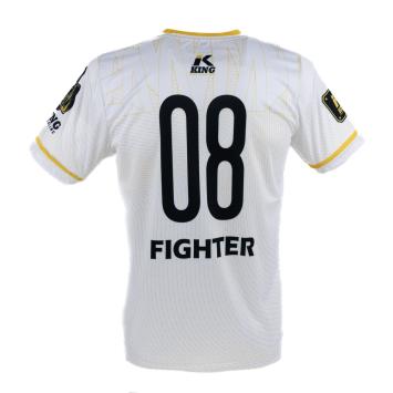 KING PRO BOXING - TSHIRT - KPB 08 TEE 3 - WIT/GEEL