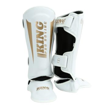 King Pro Boxing REVO 9 Scheenbeschermers – Wit