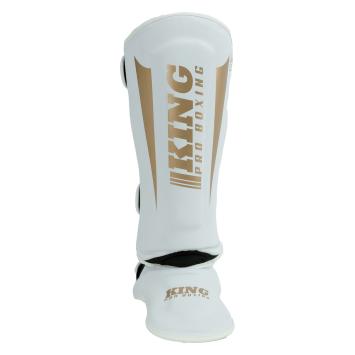 King Pro Boxing REVO 9 Scheenbeschermers – Wit
