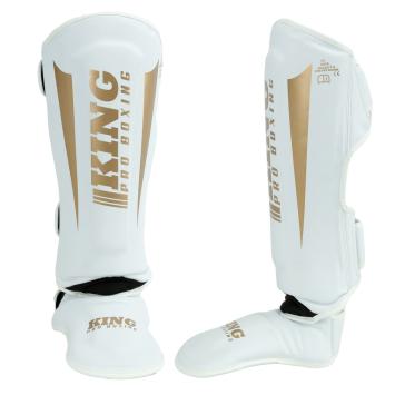 King Pro Boxing REVO 9 Scheenbeschermers – Wit