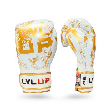 LVL UP - BOKSHANDSCHOEN - BG STADIUM 2 WHITE/GOLD