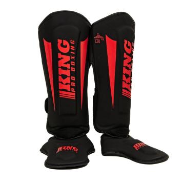 King - Revo FIGHTSET - Bokshandschoenen en scheenbeschermers - Rood