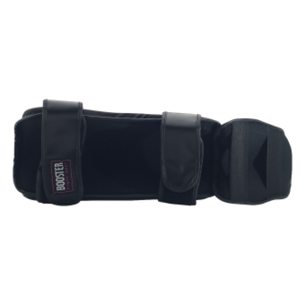 Booster Fightgear - Scheenbeschermers - Thai striker -Zwart-WIT