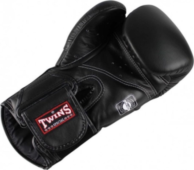 Twins (kick)bokshandschoenen Velcro BGVL-6 Zwart 16oz boosterstore
